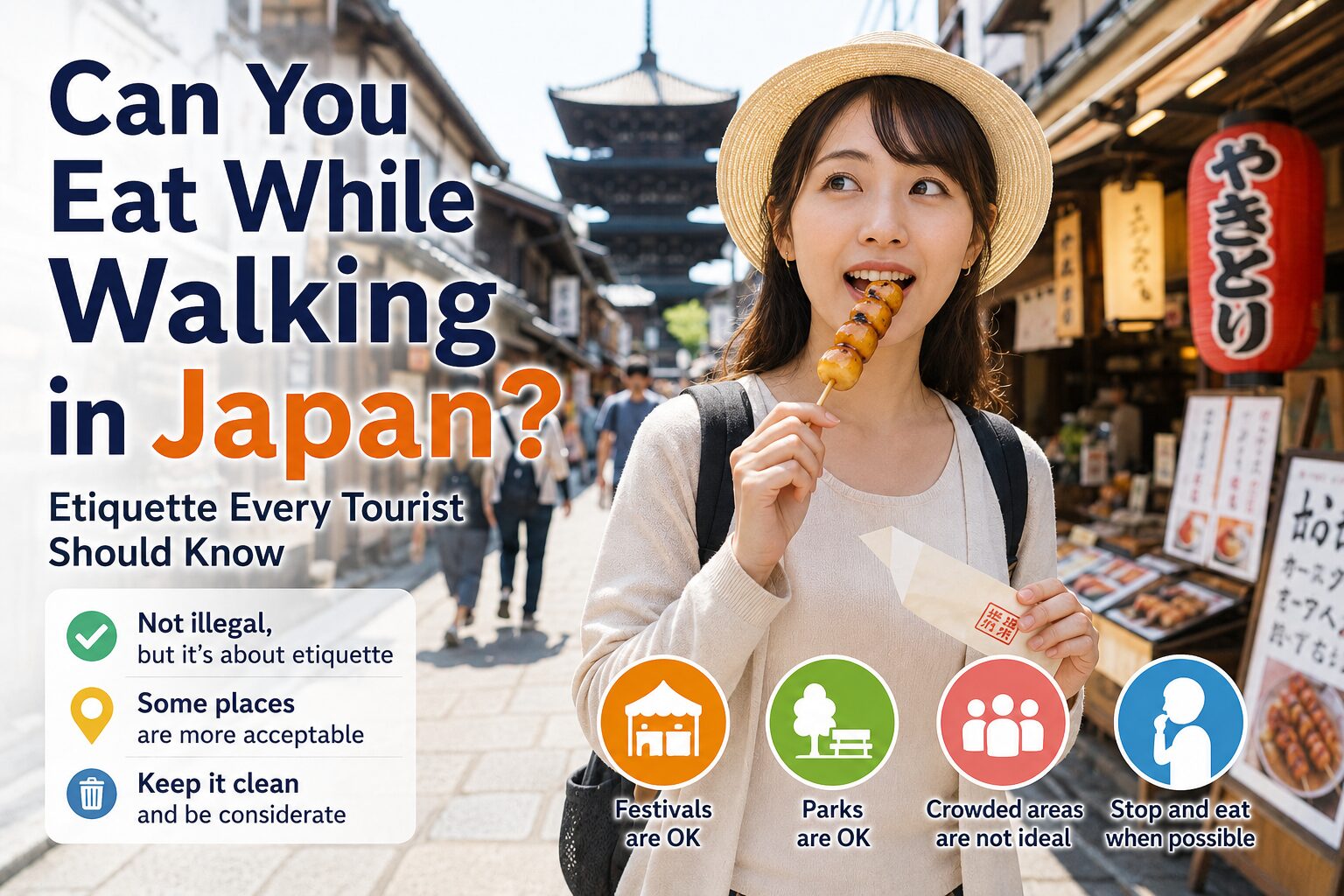 Can You Eat While Walking in Japan? Etiquette Every Tourist Should Know